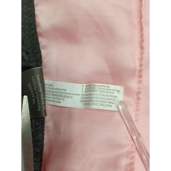 Grease Pink Ladies Full Zip Lightweight Jacket Costume Adult XXL Satin - Picture 6 of 8